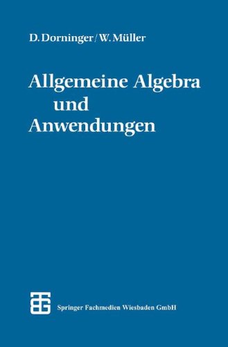 Allgemeine Algebra und Anwendungen: Geschichte Und Funktion Des Politischen Kabaretts.