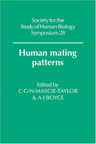 Human Mating Patterns (Society for the Study of Human Biology Symposium Series, Band 28)