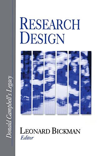 Research Design: Donald Campbell's Legacy (Donald Campbell's Legacy (Hardcover))