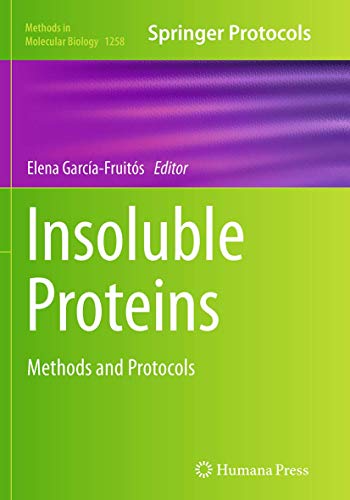 Insoluble Proteins: Methods and Protocols (Methods in Molecular Biology, Band 1258)