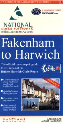 Fakenham to Harwich Cycle Route: National Cycle Network Official Route ...