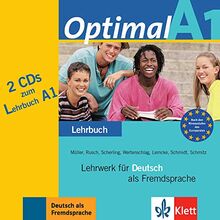 Optimal A1: Lehrwerk für Deutsch als Fremdsprache. 2 Audio-CDs zum Lehrbuch