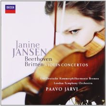 Beethoven & Britten Violin Concertos von Jansen,Janine, Dkb | CD | Zustand sehr gut