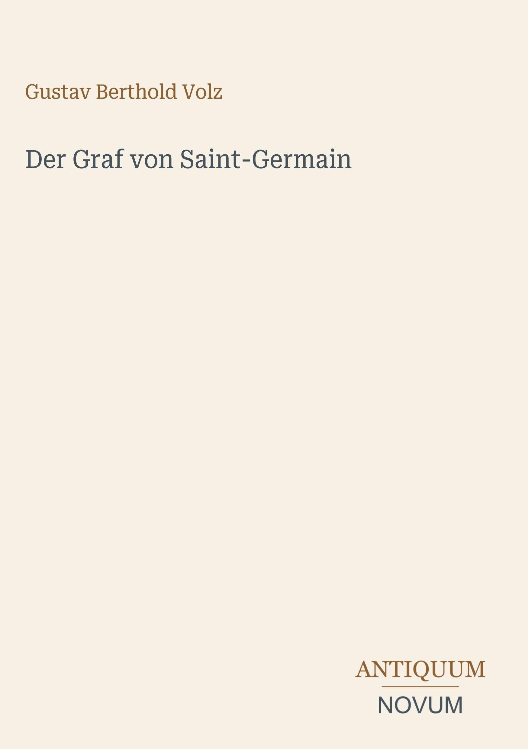Der Graf von Saint-Germain