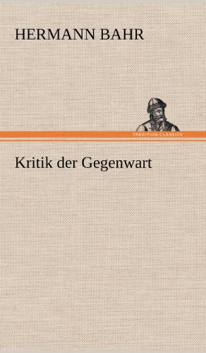 Kritik der Gegenwart