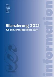 Bilanzierung 2021: für den Jahresabschluss 2020