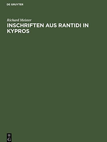 Inschriften aus Rantidi in Kypros