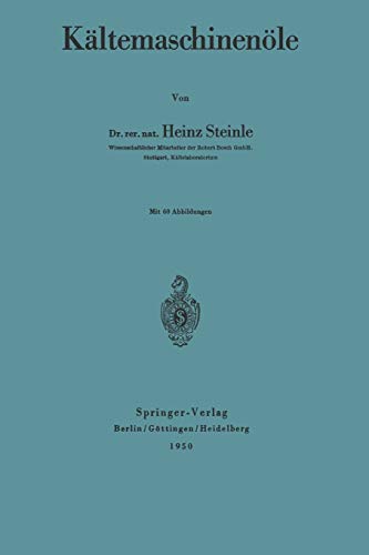 Kältemaschinenöle