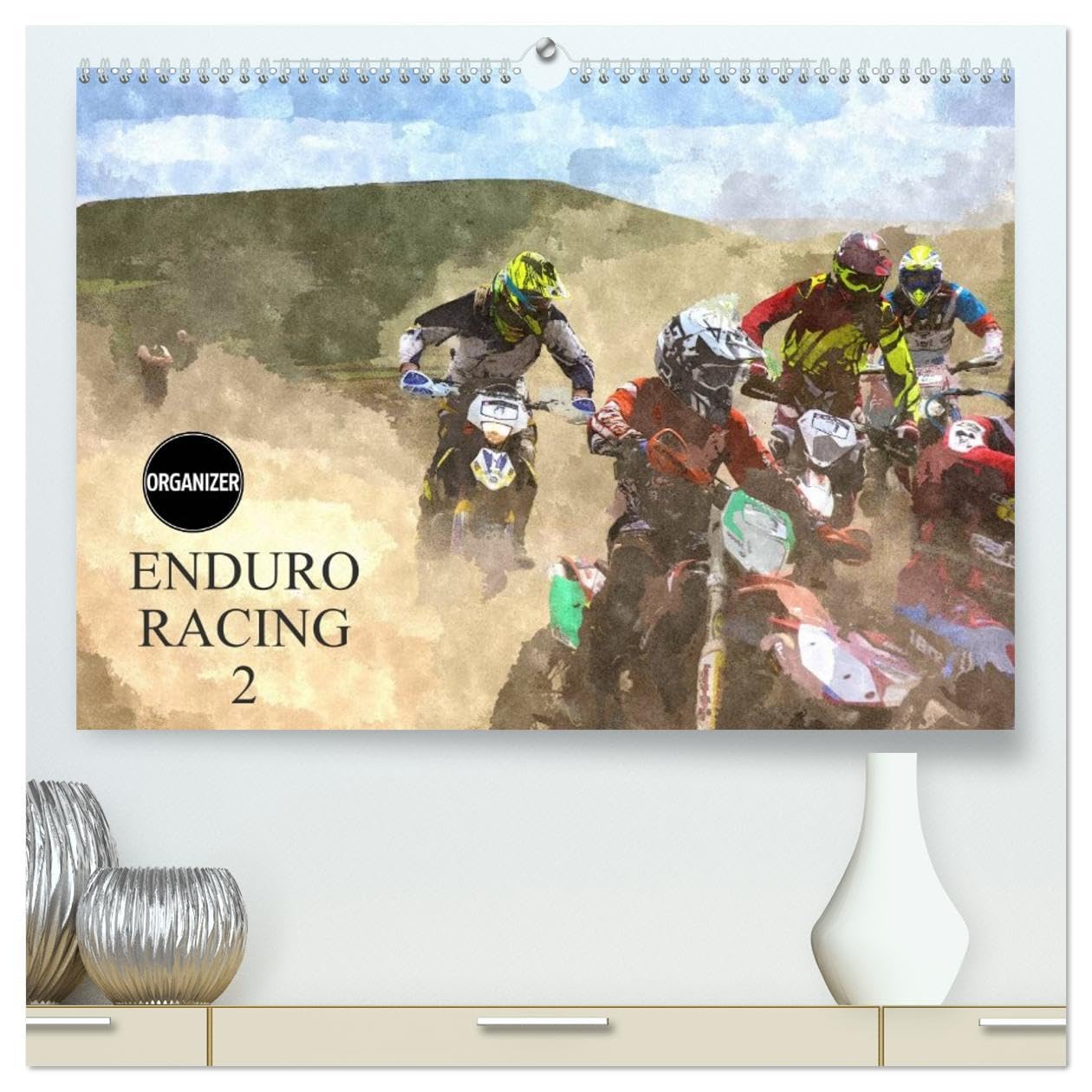 ENDURO RACING 2 (High Quality Premium Wall Calendar 2026 DIN A2 landscape),CALVENDO 12 Month Wall Calendar: Off road racing at its best