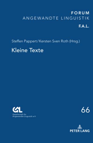 Kleine Texte (FORUM ANGEWANDTE LINGUISTIK – F.A.L., Band 66)