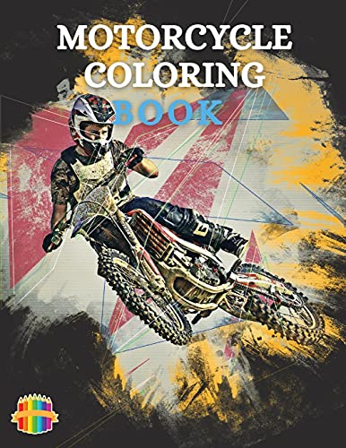 Sonya Thunder Motorcycle Coloring Book, Coloring Book For Boys Ages 5-12| Amazing Motorcycle Coloring Pages