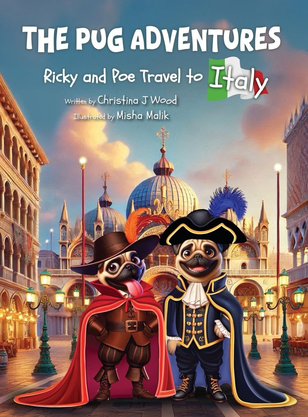 The Pug Adventures: Ricky and Poe Travel to Italy