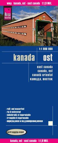 Reise Know-How Landkarte Kanada Ost (1:1.900.000): world mapping project: GPS-tauglich, mit Gradnetz. HÃ¶henlinien und HÃ¶henschichten-Relief. Klassifiziertes StraÃennetz