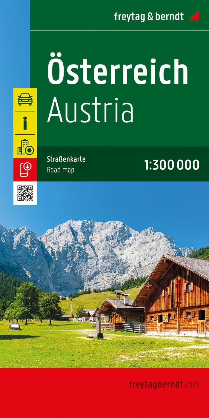 Österreich, Straßenkarte 1:300.000, freytag & berndt: Mit Innenstadtplänen (freytag & berndt Auto + Freizeitkarten)