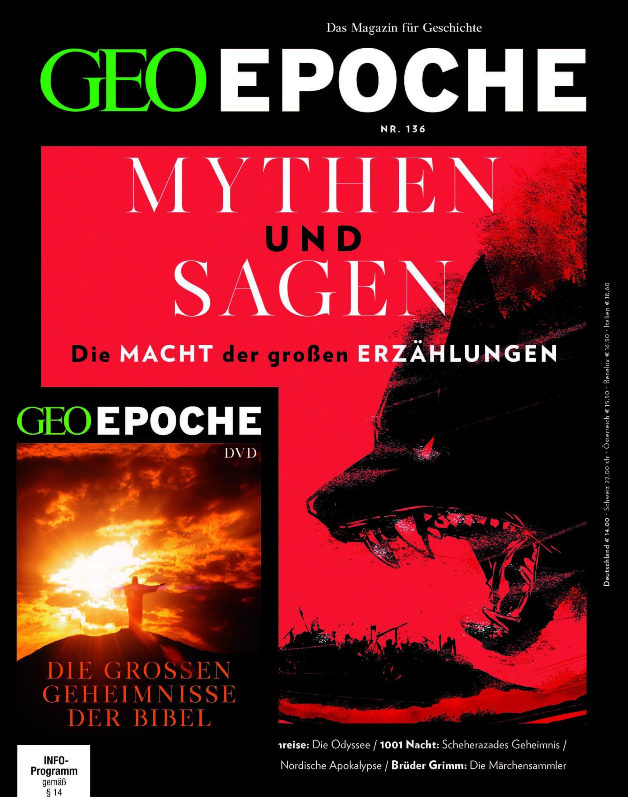 GEO Epoche DVD 136/2025 - Mythen & Sagen