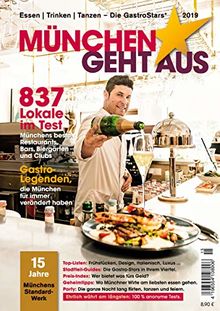 München geht aus 2019: Das Standardwerk für Münchens Gastronomie