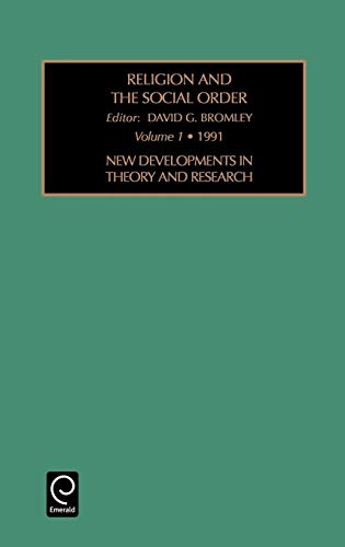 Rel Soc Ord Vol 1: 001 (Religion & the Social Order): New Developments in Theory and Research (Religion and the Social Order, Band 1)