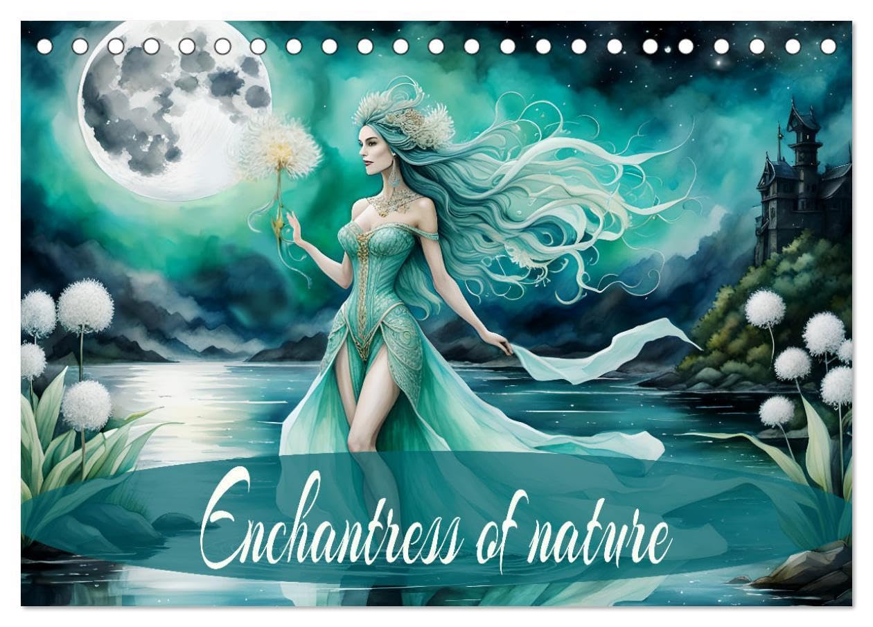 Enchantress of nature (Desk Calendar 2026 DIN A5 landscape), CALVENDO 12 Month DeskCalendar: A whole year of magic and nature.