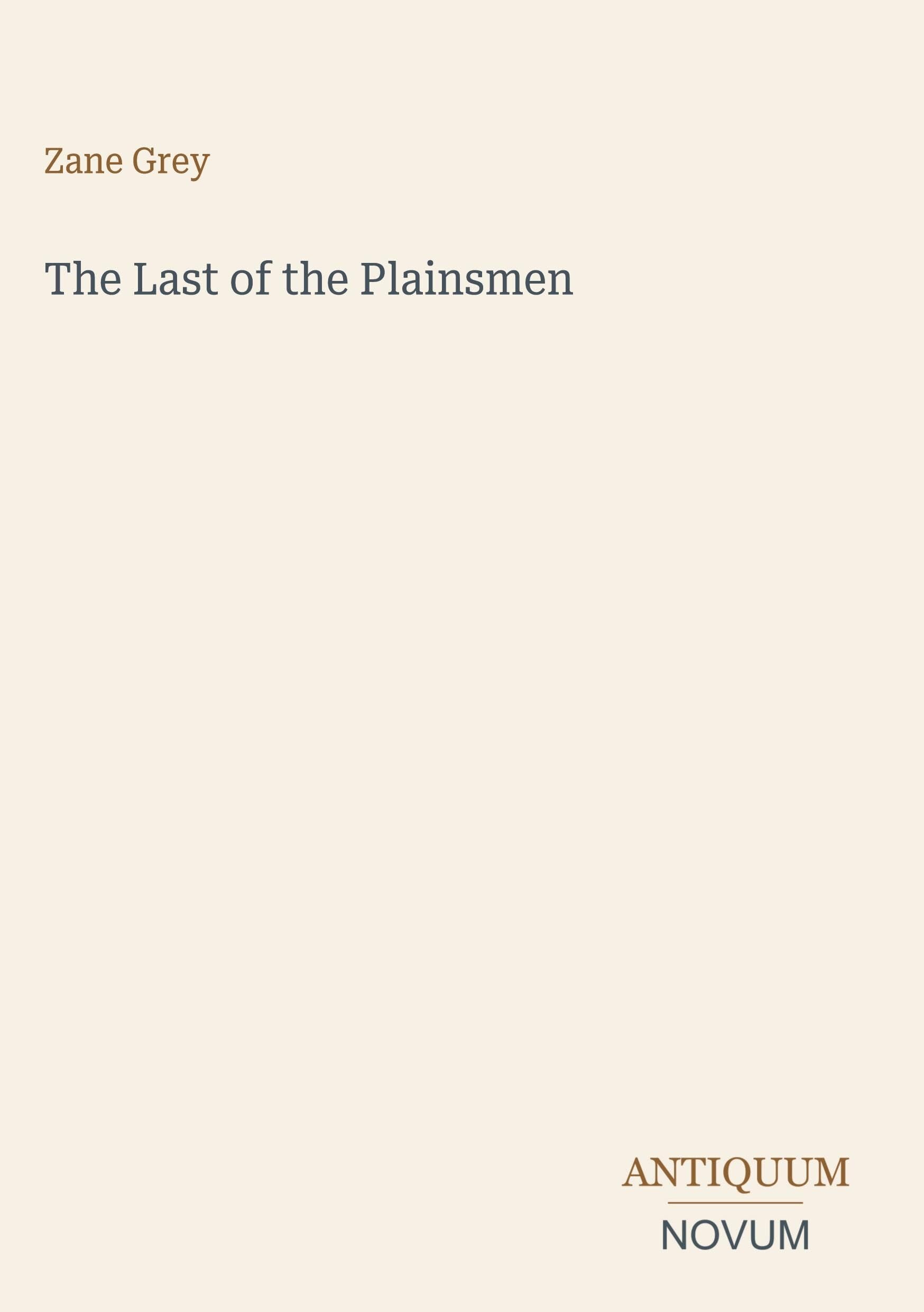The Last of the Plainsmen