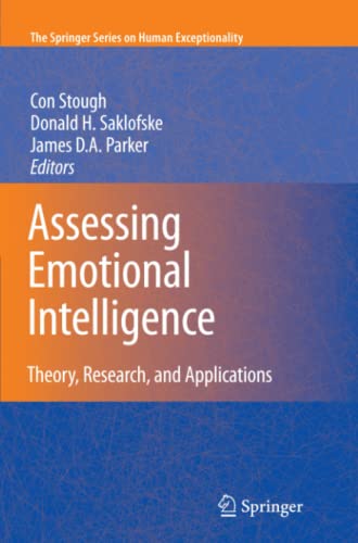 Assessing Emotional Intelligence: Theory, Research, and Applications (The Springer Series on Human Exceptionality)