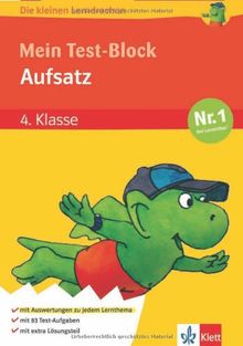 Die kleinen Lerndrachen, Mein Test-Block Aufsatz 4. Klasse