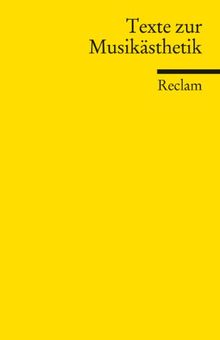 Texte zur Musikästhetik