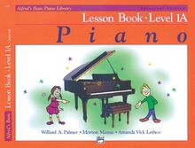 Piano Lesson Book, Level 1A: Universal Edition: Book & CD (Alfred's Basic Piano Library)