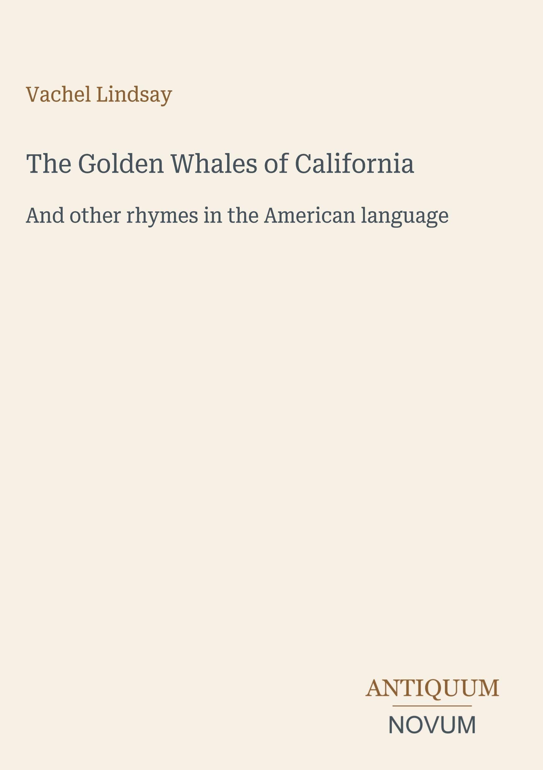 The Golden Whales of California