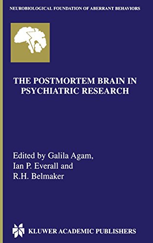 The Postmortem Brain in Psychiatric Research (Neurobiological Foundation of Aberrant Behaviors)