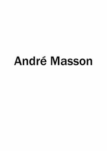 André Masson: Zwischen Welten - Entremondes. Katalog zur Ausstellung in den Kunstsammlungen Chemnitz 2019/2020