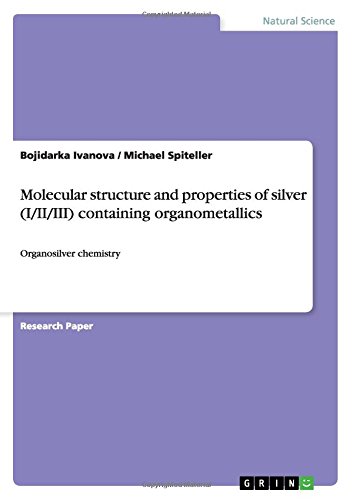 Molecular structure and properties of silver (I/II/III) containing organometallics: Organosilver chemistry