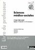 Sciences médico-sociales 2e Bac pro ASSP : Livre du professeur