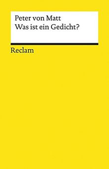 Was ist ein Gedicht? (Reclams Universal-Bibliothek)