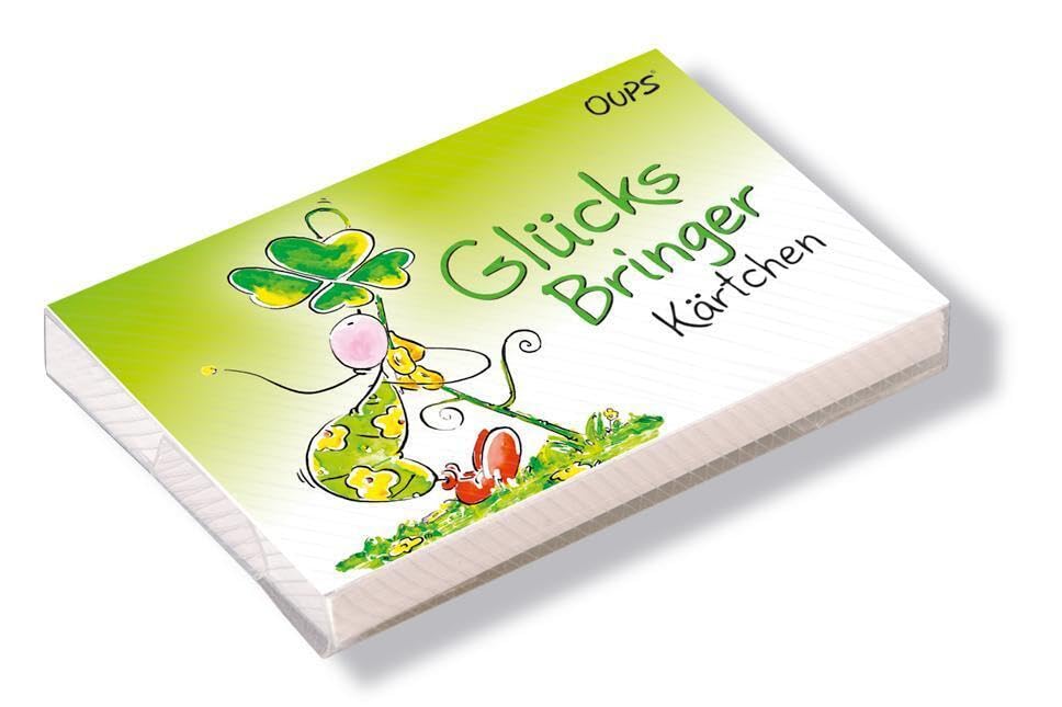Oups Kärtchenbox: Glücksbringer Kärtchen