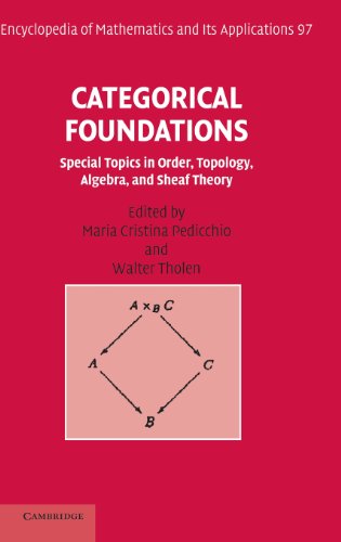 Categorical Foundations: Special Topics in Order, Topology, Algebra, and Sheaf Theory (Encyclopedia of Mathematics and its Applications, Band 97)