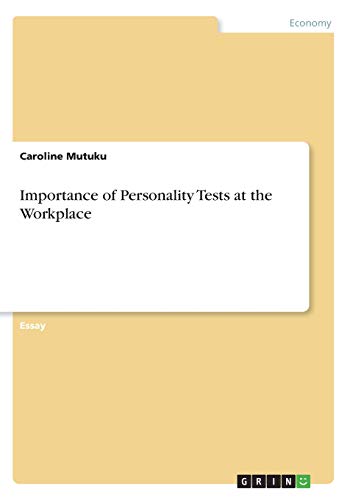Importance of Personality Tests at the Workplace
