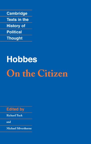 Richard Tuck Hobbes, On The Citizen (Cambridge Texts In The History Of Political Thought)