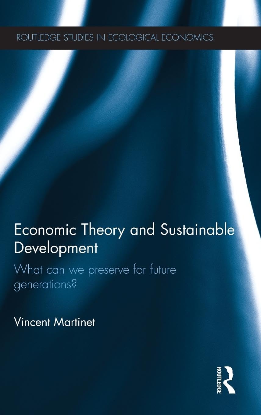 Economic Theory and Sustainable Development: What Can We Preserve for Future Generations? (Routledge Studies in Ecological Economics, 19, Band 19)