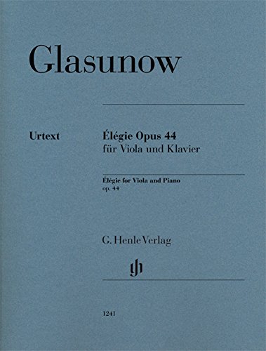 Élégie Opus 44 für Viola und Klavier