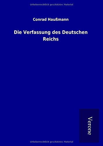 Die Verfassung des Deutschen Reichs