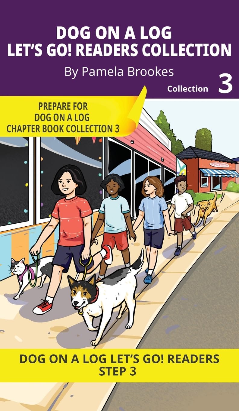 Let's Go! Readers Collection 3: Short Decodable Books Prepare Students for Reading DOG ON A LOG Decodable Chapter Books. For Beginning Readers and Students with Dyslexia. (Step 3--ng, -nk)