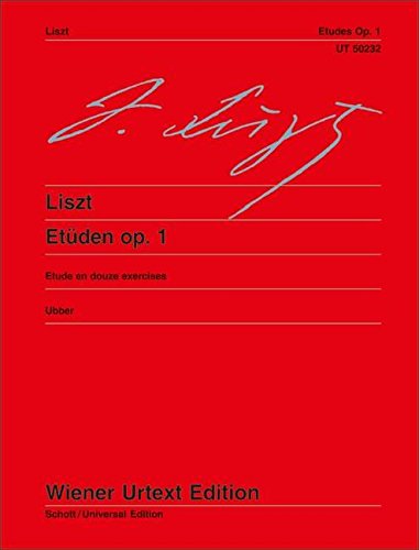 12 Etüden: Etude en douze exercices. op. 1. Klavier.: Studies of 12 Exercises (Wiener Urtext Edition)