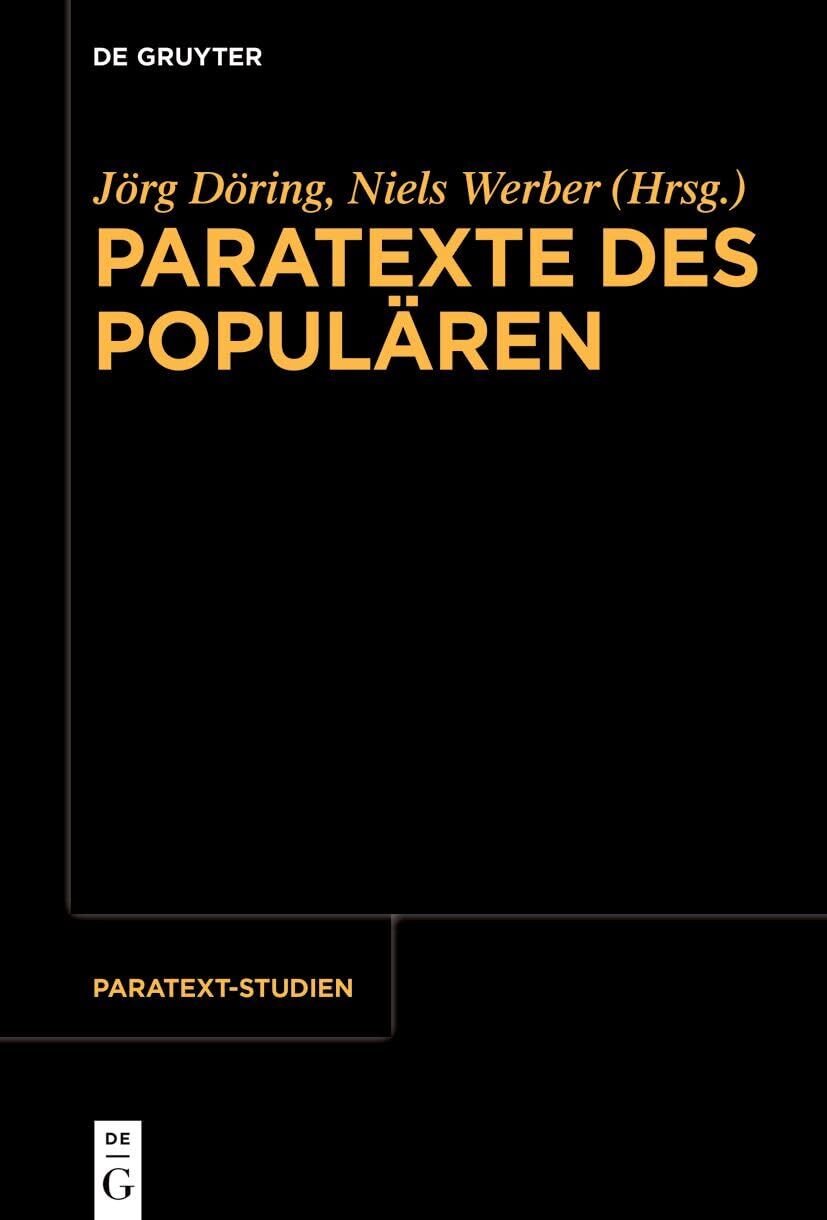 Paratexte des Populären