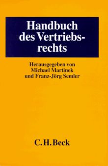 Handbuch des Vertriebsrechts
