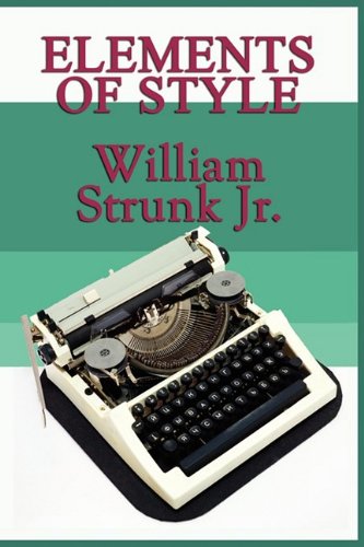 William Strunk Jr Elements Of Style