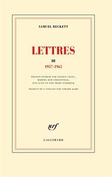 Lettres. Vol. 3. 1957-1965