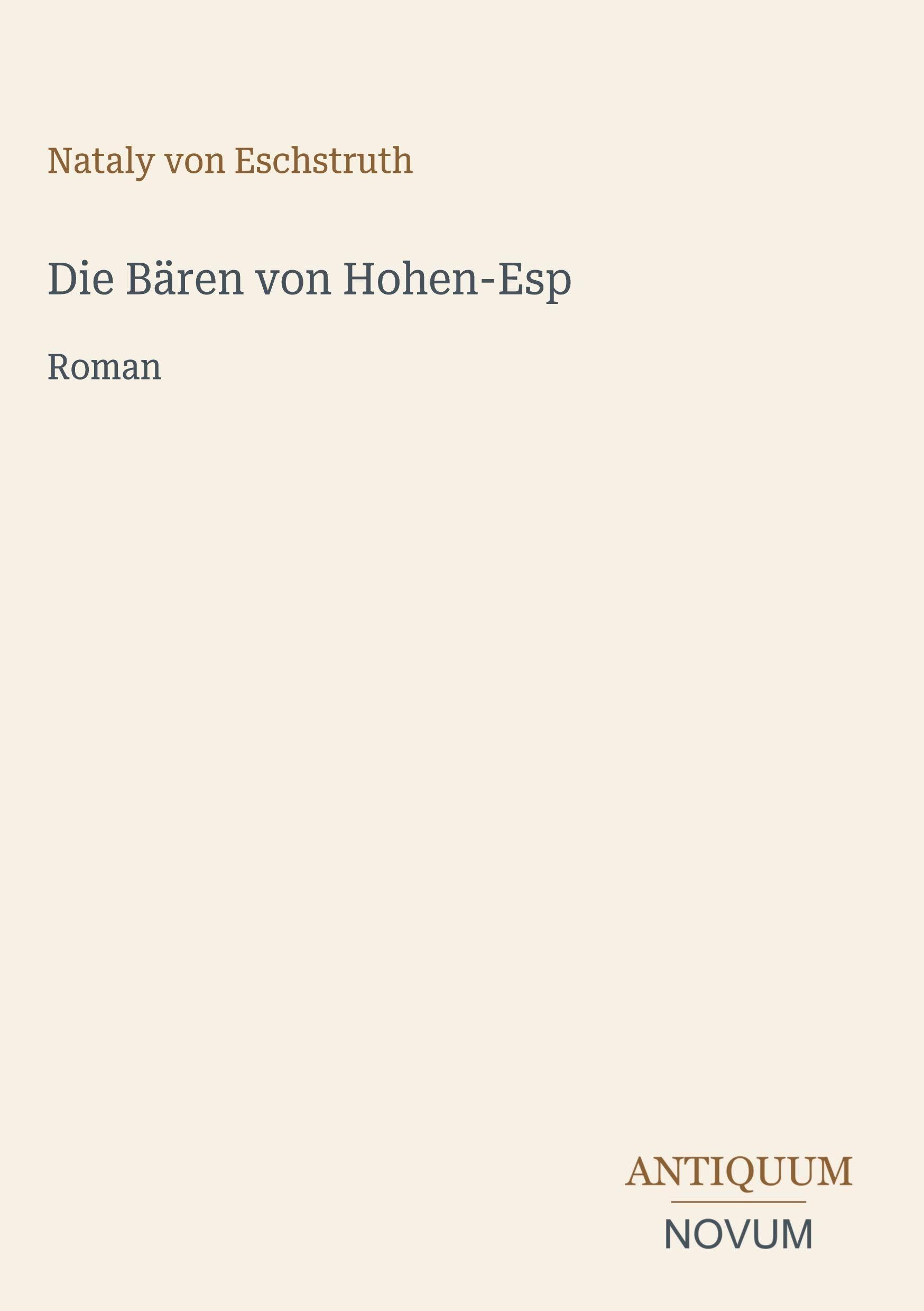 Die Bären von Hohen-Esp