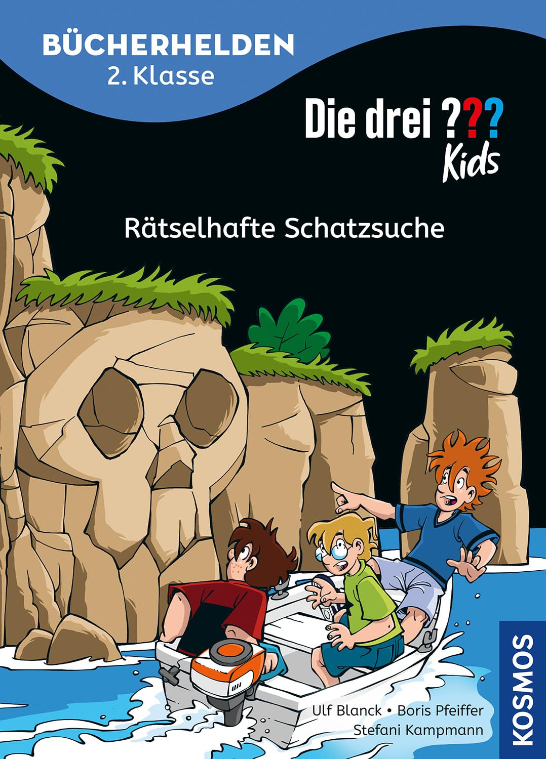 Die drei ??? Kids, Bücherhelden 2. Klasse, Rätselhafte Schatzsuche: Gut lesen können - Kinderbuch für Erstleser ab 7 Jahren - Spannende Detektivgeschichten mit Justus, Peter und Bob