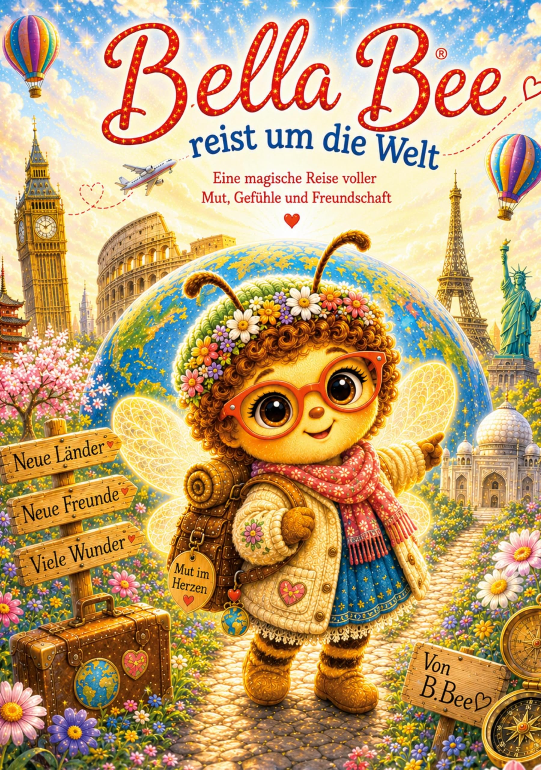 Bella Bee Reist um die Welt: Eine magische Reise voller Mut, Gefühle und Freundschaft