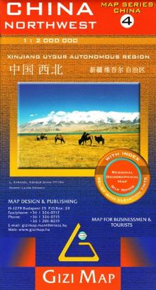 China Northwest (4) Geographical Map 1 : 2 000 000: Northwest - Xinjiang Uygur Autonomic Region